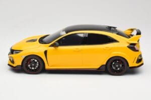 Honda Civic Type R FK8 Euro Spec Kollane Otto 1:18 OT1111 Vaik - pilt 3/6