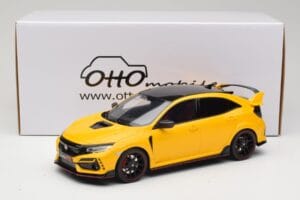 Honda Civic Type R FK8 Euro Spec Kollane Otto 1:18 OT1111 Vaik - pilt 6/6
