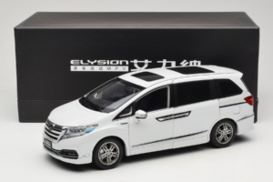 Honda Elysion Valge OEM 1:18 430056 Metall - pilt 8/8