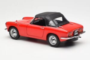 Honda S800 Roadster Punane AUTOart 1:18 73276 Metall - pilt 7/8