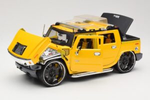 Hummer H2 SUT Concept Kollane Maisto 1:18 31067 Metall - pilt 2/8