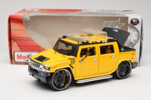 Hummer H2 SUT Concept Kollane Maisto 1:18 31067 Metall - pilt 8/8