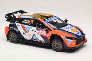 Hyundai i20 N Rally1 #11 Hyundai Shell Mobis WRT T. Neuville / M. Wydaeghe Rally Poland 2024 IXO 1:18 18RMC214 Metall - pilt 3/6