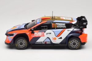 Hyundai i20 N Rally1 #11 Hyundai Shell Mobis WRT T. Neuville / M. Wydaeghe Rally Poland 2024 IXO 1:18 18RMC214 Metall - pilt 5/6