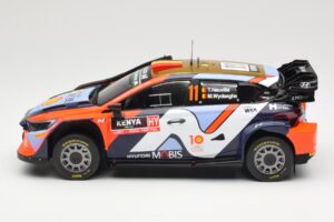 Hyundai i20 N Rally1 WRC Hybrid #11 T. Neuville / M. Wydaeghe Safari Rally Kenya 2024 IXO 1:18 18RMC208 Metall - pilt 3/6