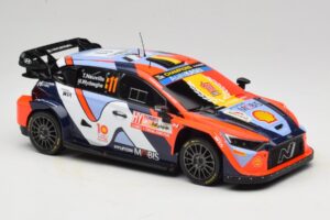 Hyundai i20 N Rally1 #11 T. Neuville / M. Wydaeghe Rally Japan WRC World Champion 2024 IXO 1:18 18RMC228 Metall - pilt 4/6