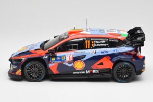 Hyundai i20 N Rally1 WRC #11 T. Neuville / M. Wydaeghe Central European Rally Winner 2023 IXO 1:18 18RMC193 Metall - pilt 3/6