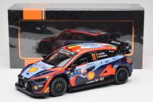 Hyundai i20 N Rally1 WRC #11 T. Neuville / M. Wydaeghe Central European Rally Winner 2023 IXO 1:18 18RMC193 Metall - pilt 6/6