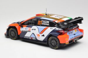 Hyundai i20 N Rally1 #11 T. Neuville / M. Wydaeghe Rally Croatia 2024 IXO 1:18 18RMC203 Metall - pilt 5/6