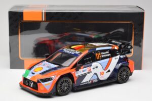 Hyundai i20 N Rally1 #11 T. Neuville / M. Wydaeghe Rally Croatia 2024 IXO 1:18 18RMC203 Metall - pilt 6/6