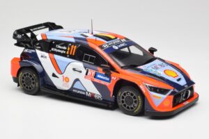 Hyundai i20 N Rally1 #11 T. Neuville / M. Wydaeghe Rally Sweden 2024 IXO 1:18 18RMC201 Metall - pilt 4/6