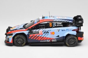 Hyundai i20 N Rally1 WRC #8 O. Tänak / M. Järveoja Rally Monte Carlo Night Version 2024 IXO 1:18 18RMC195 Metall - pilt 3/6
