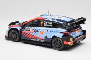 Hyundai i20 N Rally1 WRC #8 O. Tänak / M. Järveoja Rally Monte Carlo Night Version 2024 IXO 1:18 18RMC195 Metall - pilt 5/6