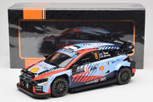 Hyundai i20 N Rally1 WRC #8 O. Tänak / M. Järveoja Rally Monte Carlo Night Version 2024 IXO 1:18 18RMC195 Metall - pilt 6/6