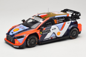 Hyundai i20 N WRC #16 A. Fourmaux / A. Coria Rally Monte Carlo 2025 IXO 1:18 18RMC230A Metall