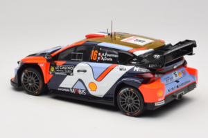 Hyundai i20 N WRC #16 A. Fourmaux / A. Coria Rally Monte Carlo 2025 IXO 1:18 18RMC230A Metall - pilt 5/6