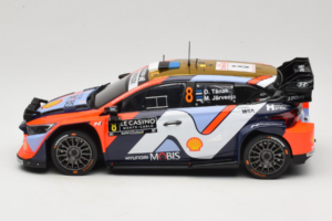 Hyundai i20 N WRC #16 A. Fourmaux / A. Coria Rally Monte Carlo Night Version 2025 IXO 1:18 18RMC230B Metall - pilt 3/6