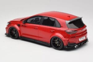 Hyundai i30 N PD Prior Design Engine Punane Otto 1:18 OT1112 Vaik - pilt 5/6