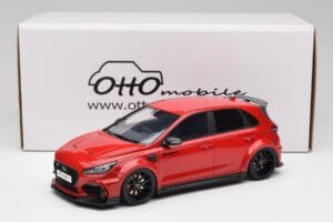 Hyundai i30 N PD Prior Design Engine Punane Otto 1:18 OT1112 Vaik - pilt 6/6