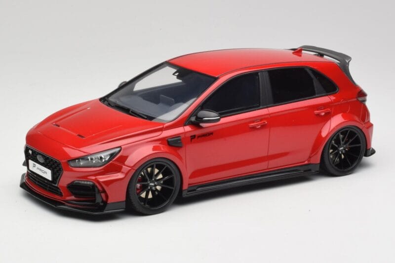 Hyundai i30 N PD Prior Design Engine Punane Otto 1:18 OT1112 Vaik