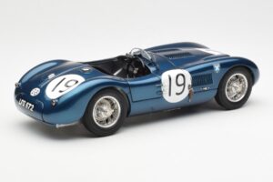 Jaguar C-Type #19 J. Stewart Ecurie Ecosse Goodwood Members Meeting 1954 CMC 1:18 M-192 Metall - pilt 2/6