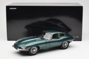 Jaguar E-Type 3.8 Series 1 Tumheroheline Kyosho 1:18 08954DG Metall - pilt 8/8