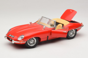 Jaguar E-Type Series 1 Kabriolett Punane Bburago 1:18 3038 Metall - pilt 2/8