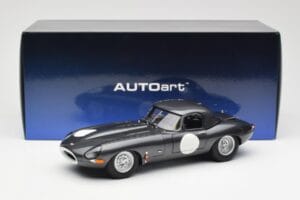 Jaguar E-Type Series 1 Coupe Lightweight Tumehall AUTOart 1:18 73647 Metall - pilt 8/8