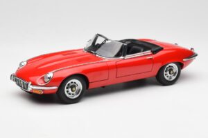 Jaguar E-Type Roadster Series III V12 Punane AUTOart 1:18 73523 Metall