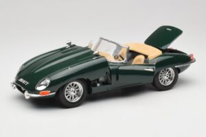 Jaguar E-Type Series 1 Roadster Roheline Bburago 1:18 3018-M5 Metall - pilt 2/8