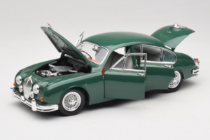 Jaguar Mark II Roheline Tchibo 1:18 49420 Metall - pilt 2/8