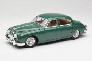 Jaguar Mk II British Racing Roheline Maisto 1:18 50287 Metall