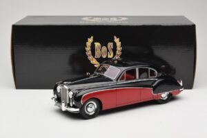 Jaguar Mk VIII Must & Tumepunane BoS Models 1:18 BOS408 Vaik - pilt 6/6