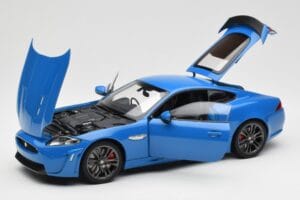 Jaguar XKR-S X150 French Racing Sinine AUTOart 1:18 73641 Metall - pilt 2/8