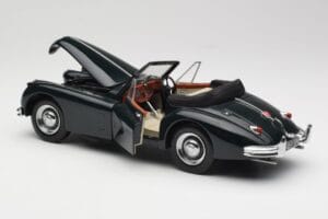 Jaguar XK140 Drophead Coupe Must Sun Star 1:18 2802 Metall - pilt 5/8