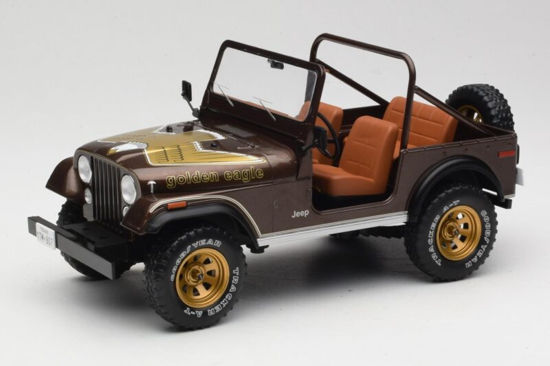Jeep CJ-7 Golden Eagle Roheline MCG 1:18 MCG18109 Metall