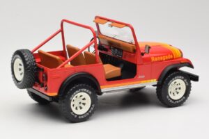 Jeep CJ-7 Renegade Punane MCG 1:18 MCG18110 Metall - pilt 2/6