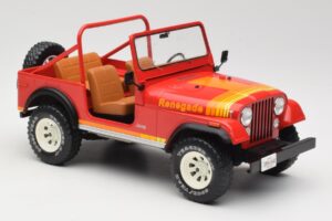 Jeep CJ-7 Renegade Punane MCG 1:18 MCG18110 Metall - pilt 4/6