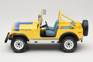 Jeep CJ-7 Renegade Kollane MCG 1:18 MCG18552 Metall - pilt 3/6