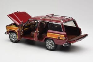 Jeep Grand Wagoneer Classic Punane AUTOart 1:18 74002 Metall - pilt 5/8