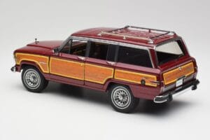 Jeep Grand Wagoneer Classic Punane AUTOart 1:18 74002 Metall - pilt 7/8