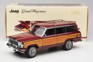 Jeep Grand Wagoneer Classic Punane AUTOart 1:18 74002 Metall - pilt 8/8