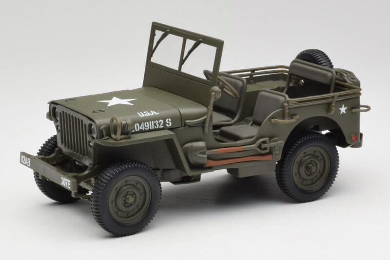Jeep Willys Sõjaväe Roheline Gate 1:18 1061 Metall
