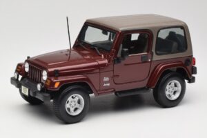 Jeep Wrangler TJ Sahara Punane Maisto 1:18 31662 Metall
