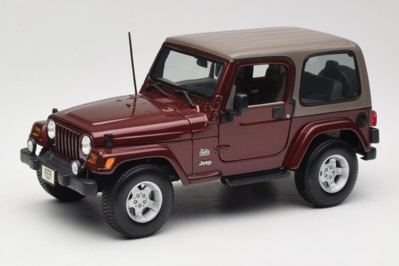 Jeep Wrangler TJ Sahara Punane Maisto 1:18 31662 Metall