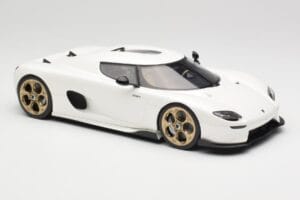 Koenigsegg CC850 Crystal White GT Spirit 1:18 GT903 Vaik - pilt 4/6