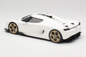 Koenigsegg CC850 Crystal White GT Spirit 1:18 GT903 Vaik - pilt 5/6