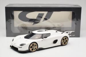 Koenigsegg CC850 Crystal White GT Spirit 1:18 GT903 Vaik - pilt 6/6