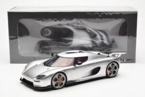 Koenigsegg CC850 Moon Silver GT Spirit 1:18 GT452 Vaik - pilt 6/6