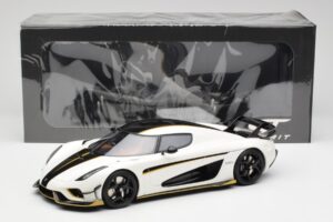 Koenigsegg Regera Crystal Valge GT Spirit 1:18 GT913 Vaik - pilt 6/6